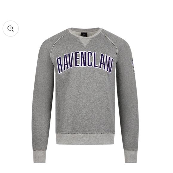 Wizarding World of Harry Potter Universal Studios Gray Ravenclaw Sweatshirt Sz S - Picture 1 of 11